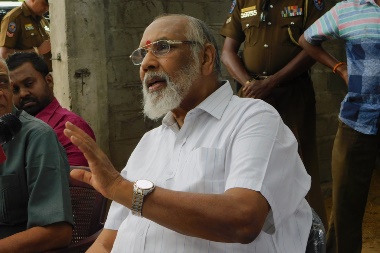 
Thamil Makkal Thesiya Kuttani Leader and Opposition Parliamentarian C.V. Wigneswaran called on the majority community-based Presidential candidates to clearly outline their solutions to the Tamil community's issues in the presence of foreign diplomats, if they (candidates) seek the Tamil community's support.


